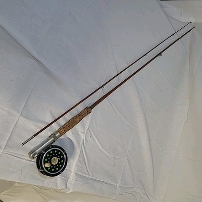 Vintage Bamboo Fly Rod w/Pfleuger Medalist Fly Reel Vintage Fly Fishing Combo