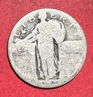 1925 US Standing Liberty SILVER Quarter! "Philadelphia" Mint! Old US Coin!