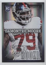 2013 Panini Absolute Rookie Spectrum Silver 8/99 Damontre Moore #118 0a1