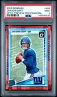 2025 Optic Preview Jaxson Dart Rookie Card #400 RED PANDORA 🔴PSA 9🔴 Giants RC