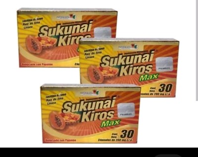 Sukunai Kiros MAX  3 pack Original 30 Capsules Fast Buerner Exp 2026.
