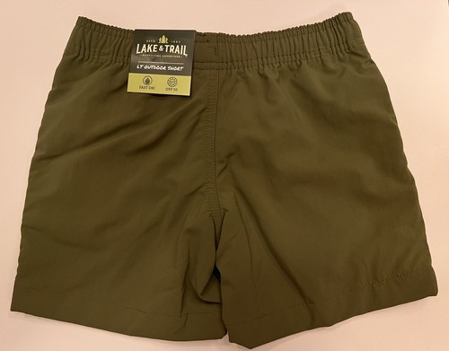 Lake And Trail Kids Army Green Outdoor Shorts Size 5 (XS) - Picture 2 of 7