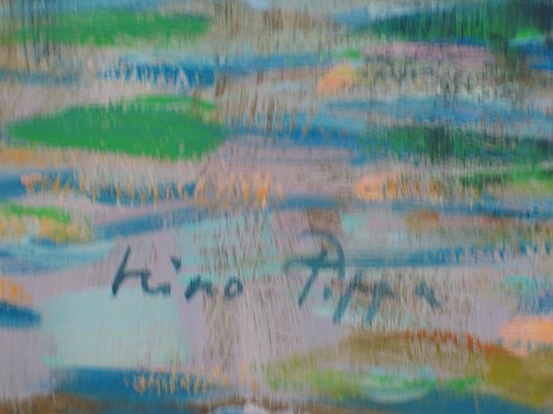 AskArt Listed Artist Nino Pippa Original Painting of Istanbul Golden Horn18"X24" - Picture 2 of 7