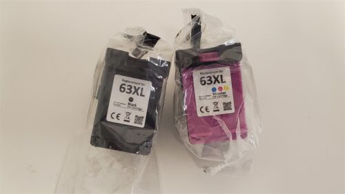 Cartuchos de tinta de impresora 63XL para HP OfficeJet 3830 4650 5255 ENVY 4512 4520 - Imagen 3 de 3