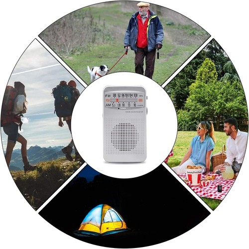 AM FM Radio Pocket AM FM Battery Operated Portable Mini Emergency Radio Handy - Picture 5 of 7