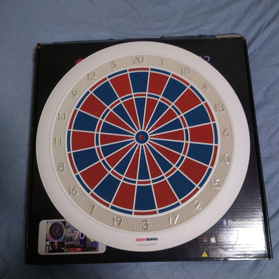 GRAN DARTS Gran board 132 White LED Bluetooth Dartboard 13.2