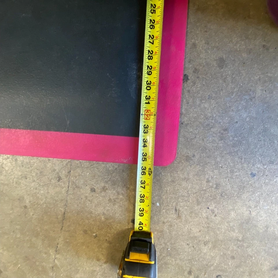 Snap-On Floor Mat Anti-Fatigue Cushioned Garage Shop Large 54” x 36” Magenta - Image 3 of 4