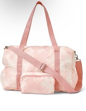    Thirty  One Packaway Duffle   Rose Pink Tie  Dye   NIP