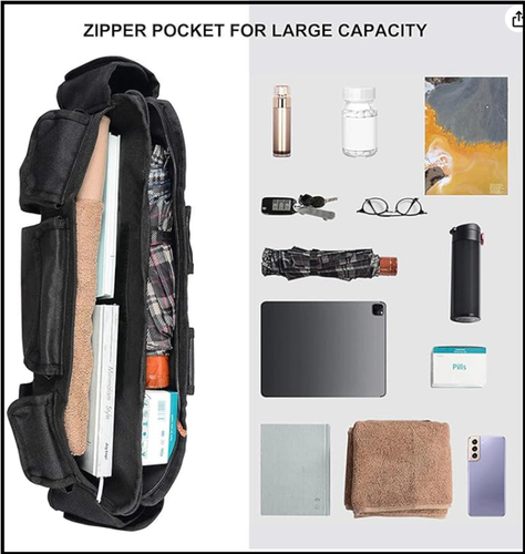 supregear Walker Bag, Folding Basket Organizer Pouch Tote with Black - Picture 2 of 5