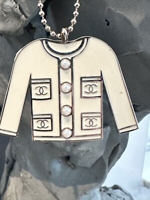 AUTHENTIC CoCo Channel s Classic Jacket Key Chain / Charm / Accessory