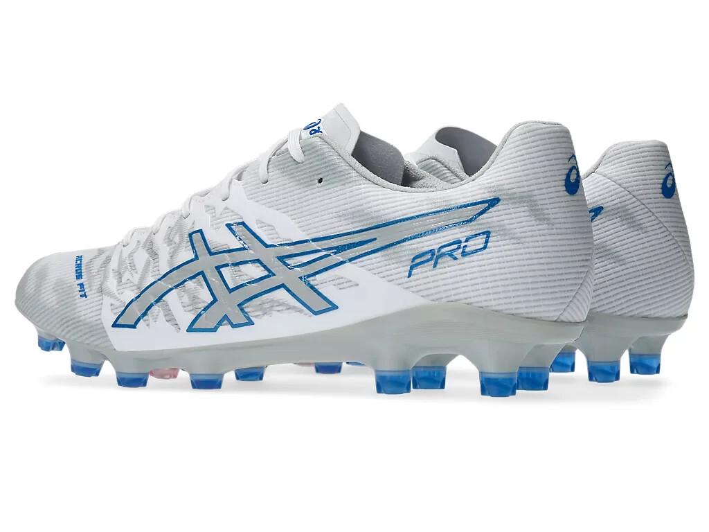 シューズ ASICS DS LIGHT ACROS 26.5 ASICS Soccer Cleats DS LIGHT ACROS PRO 3 White/Electric Blue
