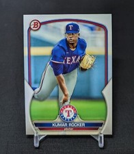 Kumar Rocker Prospect Rookie Card 2023 Bowman Base Paper #BP-39 Texas Rangers 