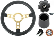 Gold Spoke Medium Thick Formula Steering Wheel Kit 1972-1980 Firebird/Trans AM