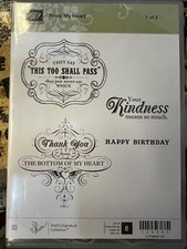 Stampin Up From My Heart Both Sets