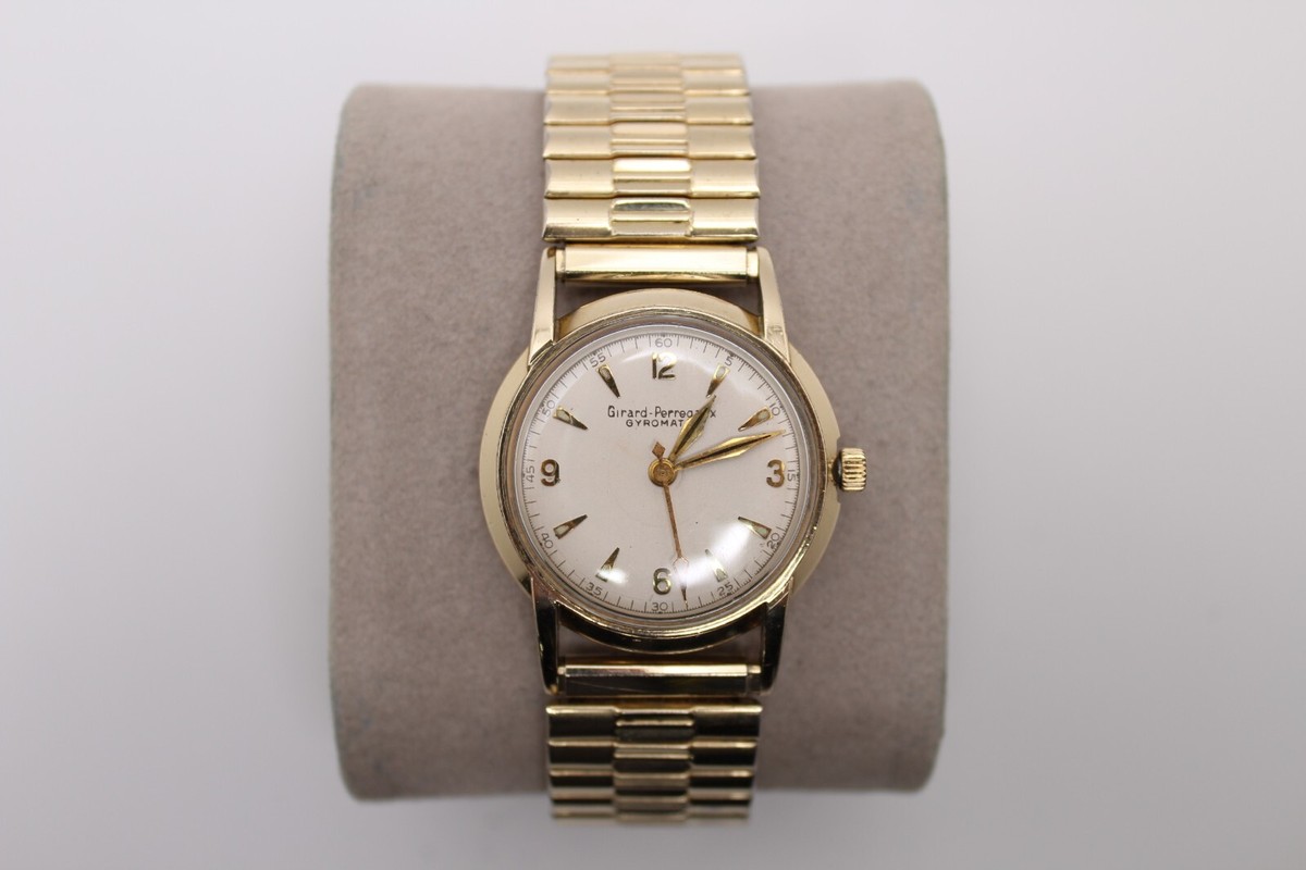 Girard Perregaux Gyromatic 47AE 638 17j 10k Gold Filled Wristwatch Runs