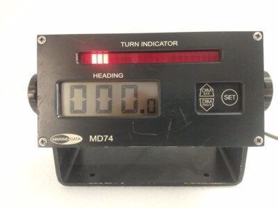 MARINE DATA MD-74/8 SHIP DIGITAL COMPASS HEADING DISPLAY INDICATOR