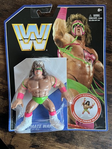 wwe mattel retro wwf MOC Ultimate Warrior ...