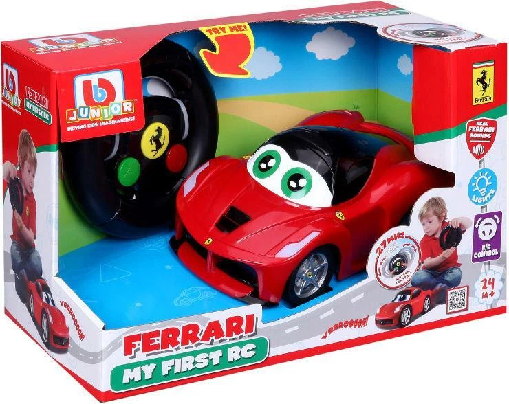 Burago Voiture Rouge Ferrari Avec Télécommande Jouet Jeune