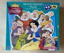 Disney Puzzle Snow White  7 Dwarfs Sealed Vintage