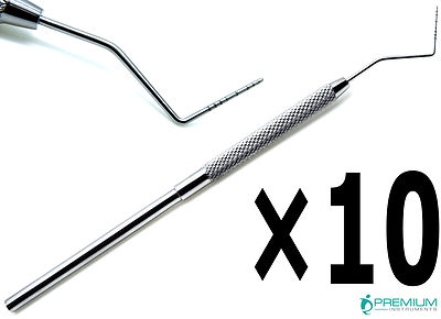 10 Pcs Dental Williams Probes Marking 1-2-3-5-7-8-9-10  Periodontal Instruments