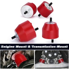 Engine Motor + Transmission Mounts Kit Bushing For BMW E30 E36 E46 E85 S50 Poly
