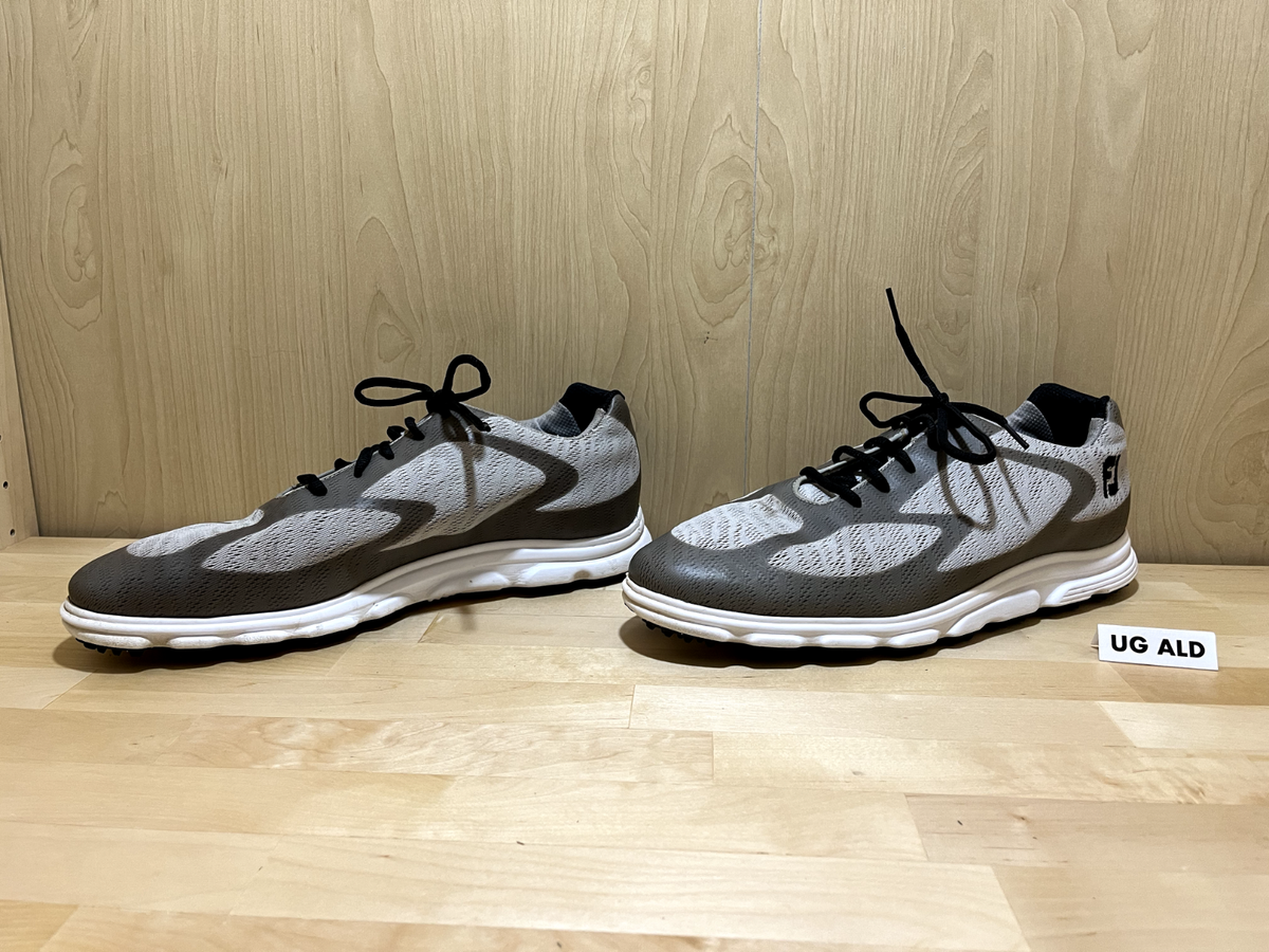 Footjoy FJ Superlites XP Gray Spikeless Low Golf Shoes Size 