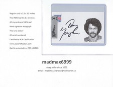 Tom Younghans New York NY Rangers AUTOGRAPH AUTO SIGNED INDEX HOCKEY CARD COA