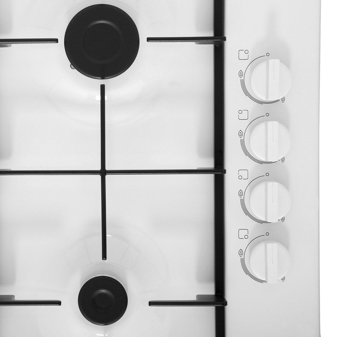 Bosch PBP6B2B60 Series 2 Built In 58cm 4 Burners White Gas Hob