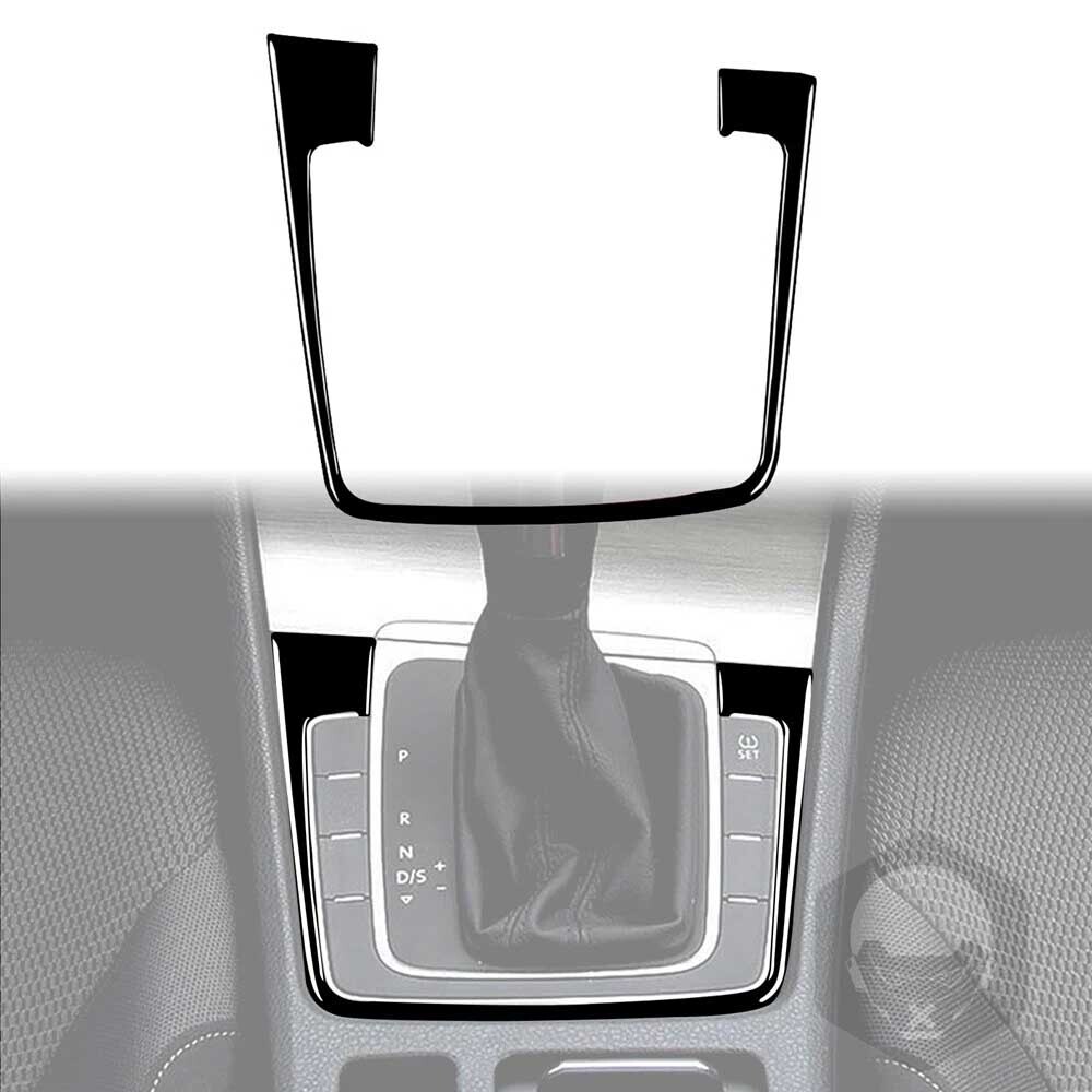 Piano Black Console Gear Shift Panel Frame Trim L For VW Golf MK7