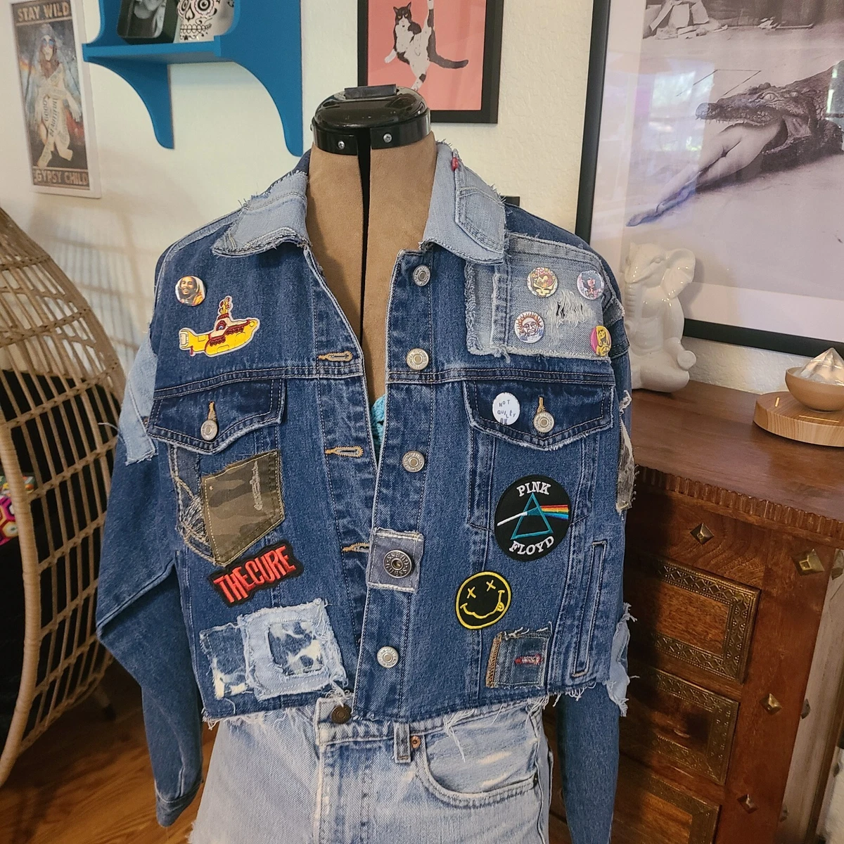 Vintage Levis Trucker Denim Jacket Made In France Rare