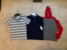 3 Boys Shirts NWT - Sizes 14-16 Polos Hoodie Price Reduced - Great Deal - New
