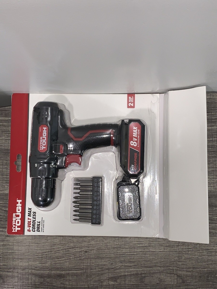 Hyper Tough Volt Cordless Drill Set!