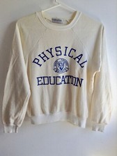1970 HANG TEN Women's Small Textured Sweatshirt. Made in USA. VTG South Pasadena