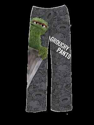 Brief Insanity Sesame Street Oscar The Grouch Pajama Pants