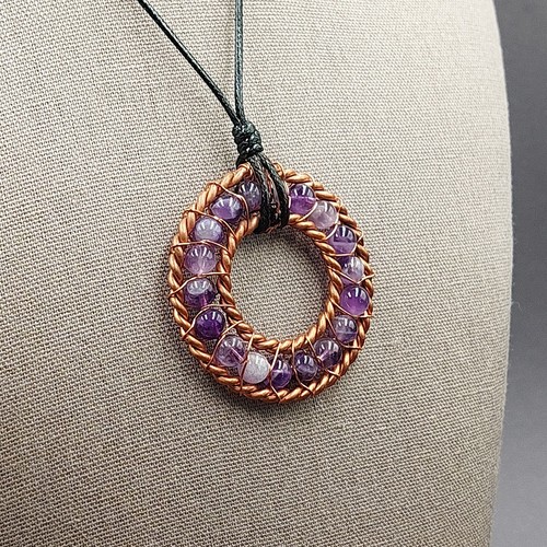 Tensor ring; 177 (1/4)MHz; 188 (1/8)MHz; Amethyst beads - 第 8/10 張圖片