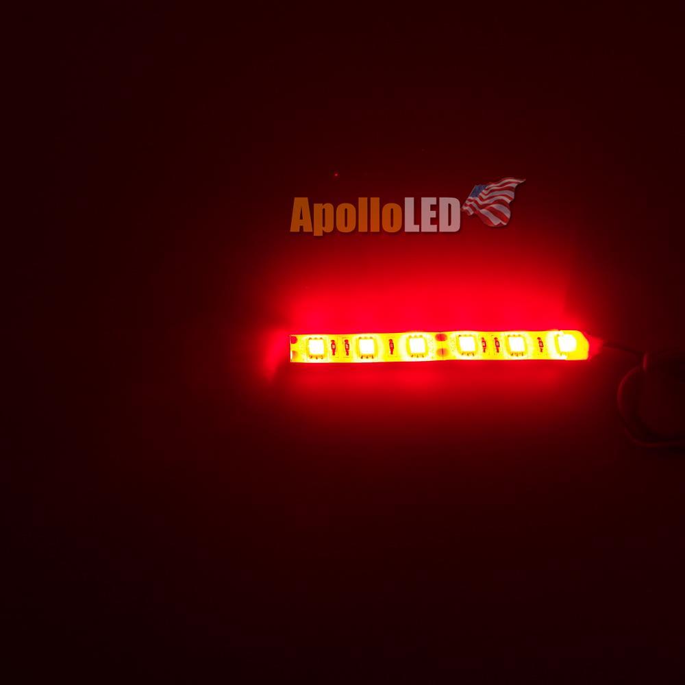 2pcs Red 65050SMD LED DIY Strip Light for Car Headlight Devil Light Mods eBay