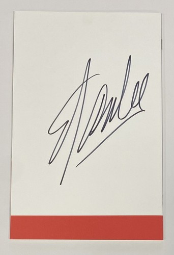 Marvel Rocket Raccoon #1 Blank Autograph Signed by Stan Lee on Back Cover GOTG