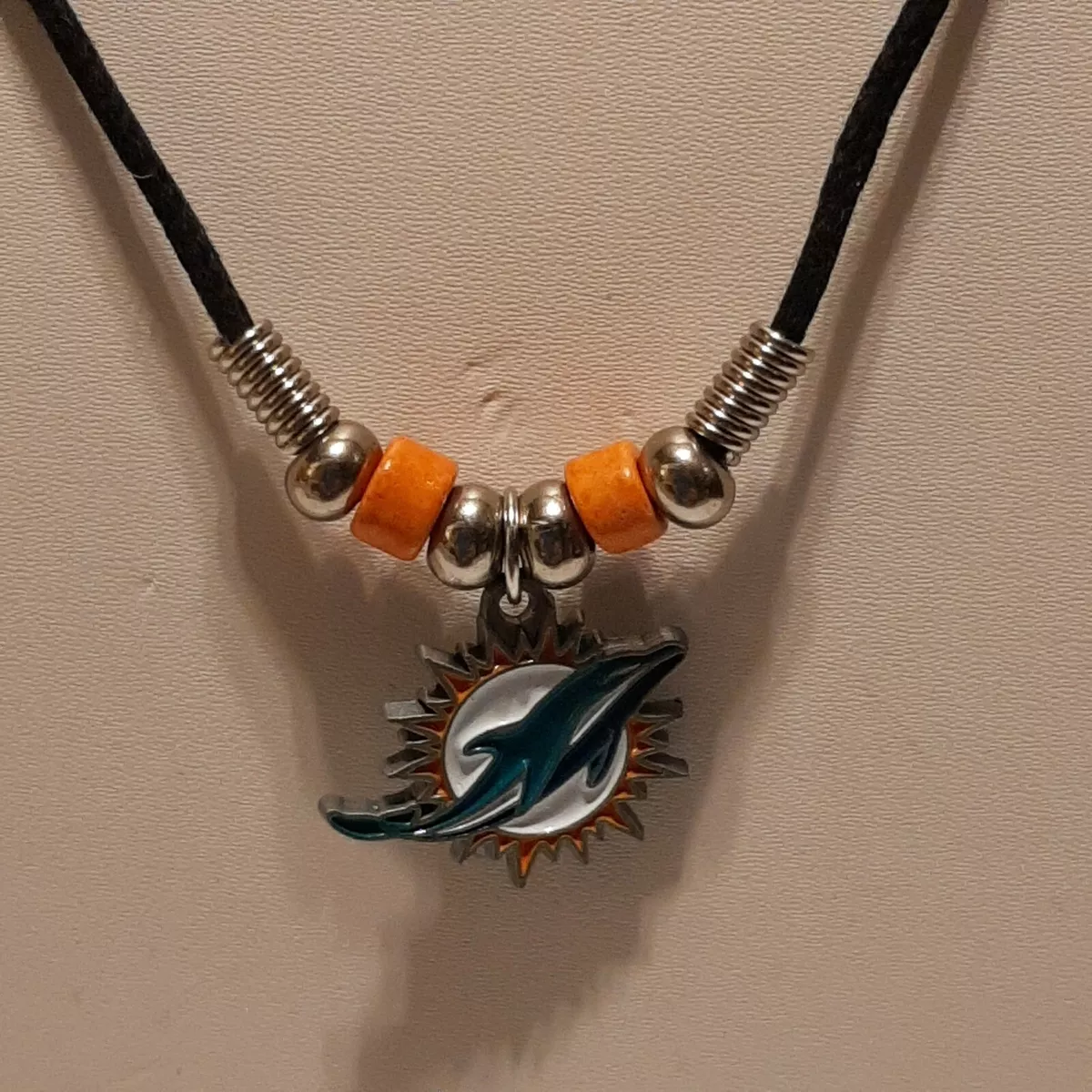 Miami dolphins gold clearance charm