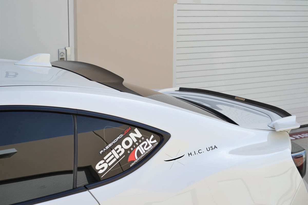 86(ZN6)⁄BRZ(ZC6) H.I.C.製 リアルーフバイザー 商品詳細 カスタム