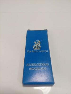 Vintage 90s Ritz-Carlton Kids Blue Crayon Box Guest Souvenir Pack