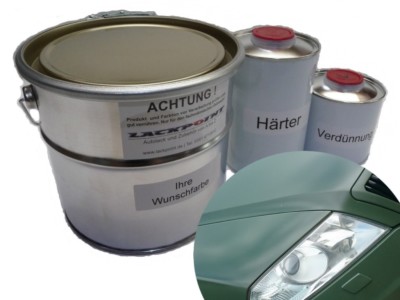 7 Liter Set 2K Automotive Paint Ral 6031 Bronze Green Matte No Tuning E.g. BMW