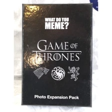SEALED What Do You Meme? Game of Thrones Expansion Pack 75 Photo Game Cards