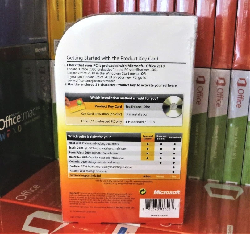 Microsoft Office 2010 Home Student PKC Word Excel Powerpoint for Windows 10 365 - Image 2 of 2