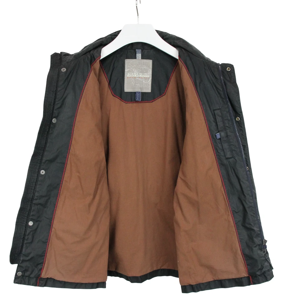 Napapijri N0Y8LV Jacke Herren M Reißverschluss Versteckte Kapuze Leicht - Bild 2 von 4