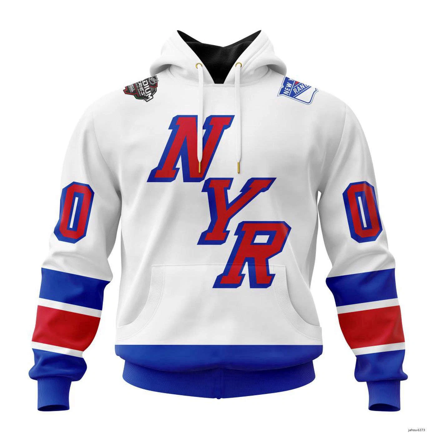New York Rangers Personalized Hoodie Hockey Team Pullover Hooded Unisex