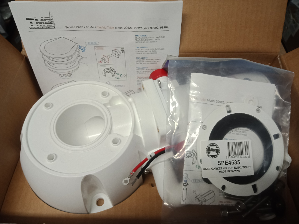 TMC Marine Toilet Macerator & Pump Toilet Motor Pump Stand & Base