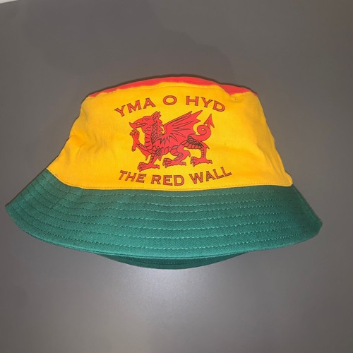 Welsh Bucket Hat Yma o Hyd and Red wall for Qatar 2022 Celtic