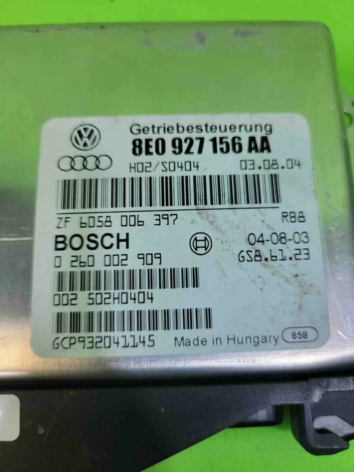 AUDI A4 QUATTRO 2005 1,8 L transmisión módulo de control informático TCU 8E0927156AA Foto 2 de 3