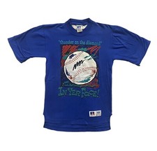 Vintage Russell Athletics Baseball In Yer Face T Shirt Youth Large Made In USA