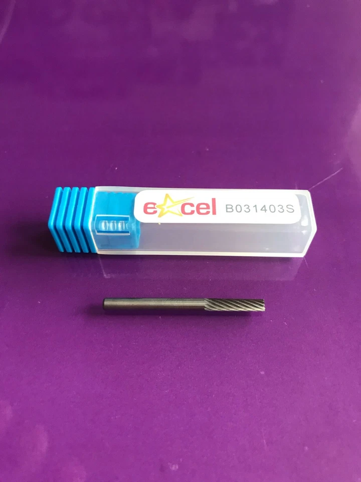 Carbide Burr - 3mm End Cut Cylinder on 3mm Shank